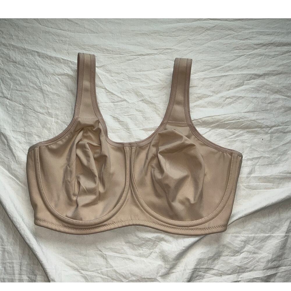 NWOT Wacoal Simone Sport Underwire Bra 36DDD Nude